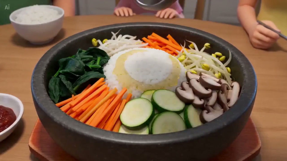 비빔밥 영상애니